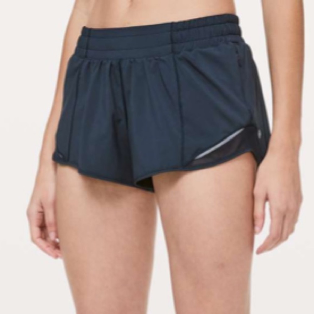 Lululemon Blue Hotty Hot Shorts